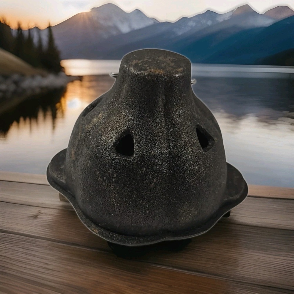 Charcoal‎ Companion Cast Iron Garlic Roaster for Kitchen or BBQ C27